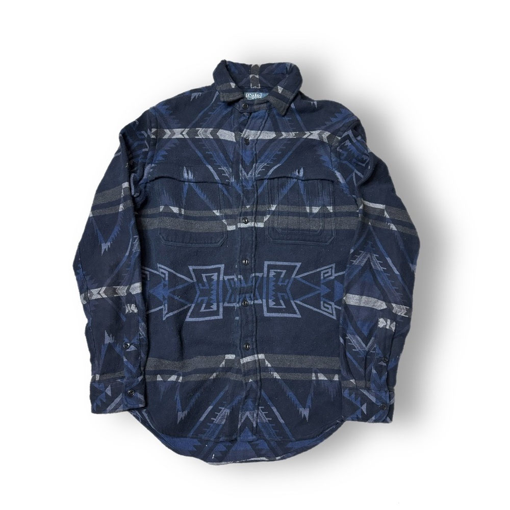 Polo Ralph Lauren vintage Southwestern Aztec heavy flannel